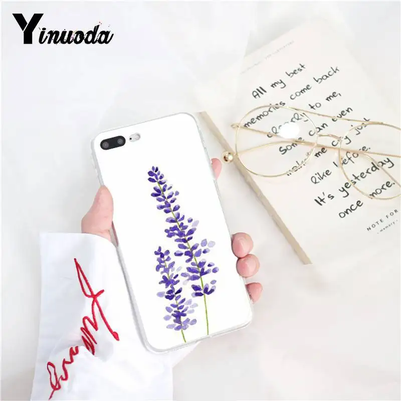 Новый художественный чехол Yinuoda для телефона с акварелью и романтическими