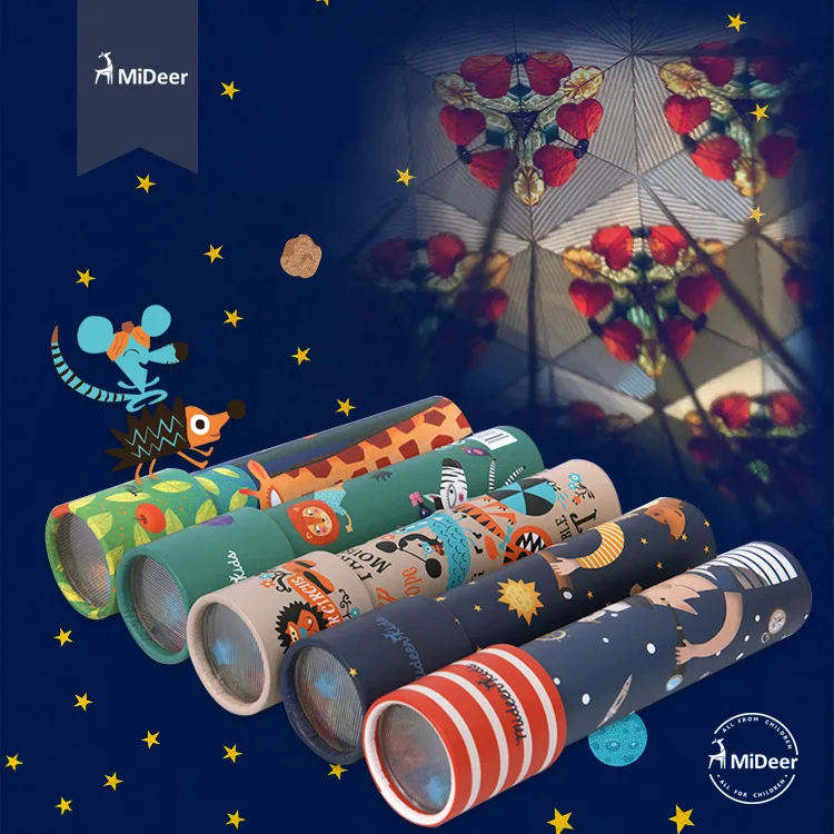 1 шт. научная игрушка калейдоскоп красивое искусство развивающая цветной мир