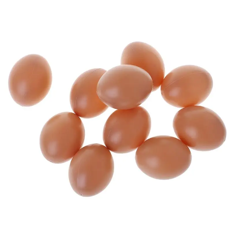 10 шт Пластиковые Имитационные яйца граффити окрашенные упражнения DIY креативные пасхальные яйца Дети Ранние развивающие игрушки