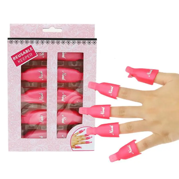 10 шт. Пластик лак искусство впитывающийся для Кепки зажимы Неил арта украшения