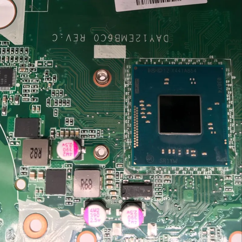 Для HP 15 F 17 787515 501 001 601 Материнская плата ноутбука w/SR1YW N3540 CPU DAY12EMB6C0 100% полностью