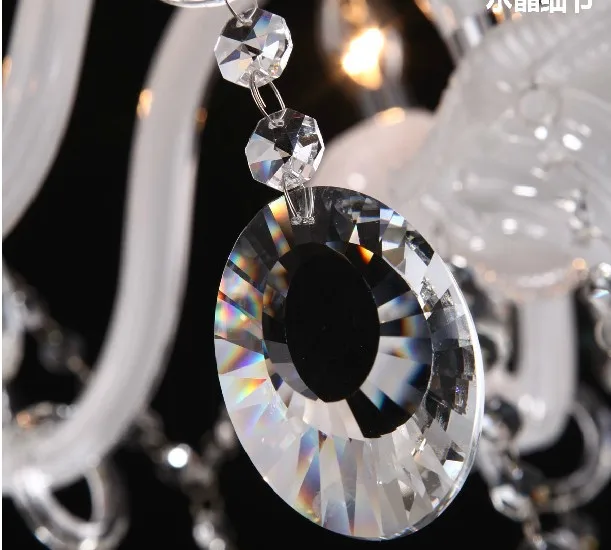 Белая люстра с кристаллами современная для гостиной спальни лампа k9 | Лампы и