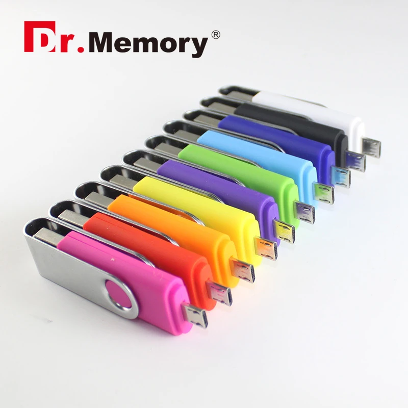 Dr.memory OTG USB флэш накопитель Android поворотный otg 2 ГБ 4 8 16 0 u диск OEM usb карта|otg pen drive|otg
