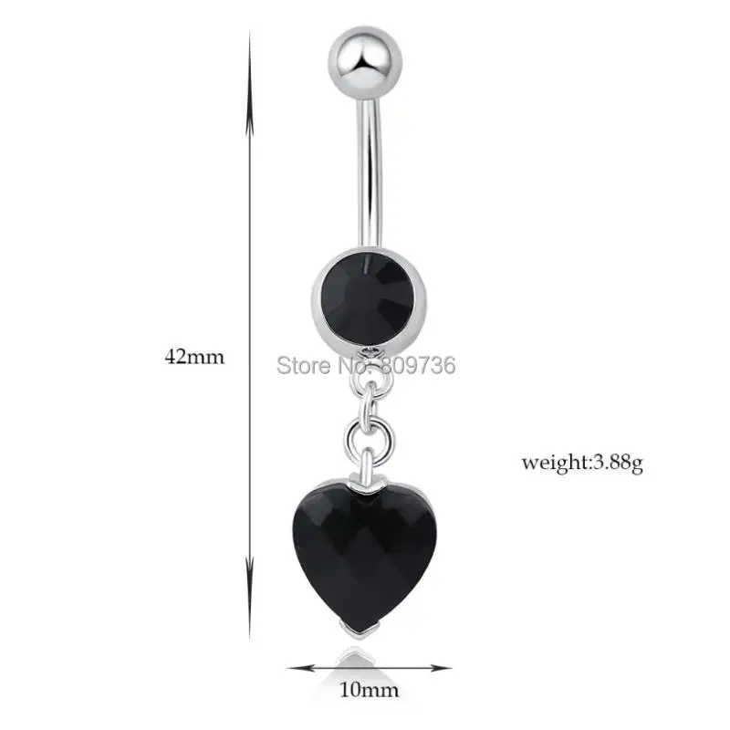 Кольцо для пупка с цветком Золотое кольцо пирсинг живота кольца AAA |