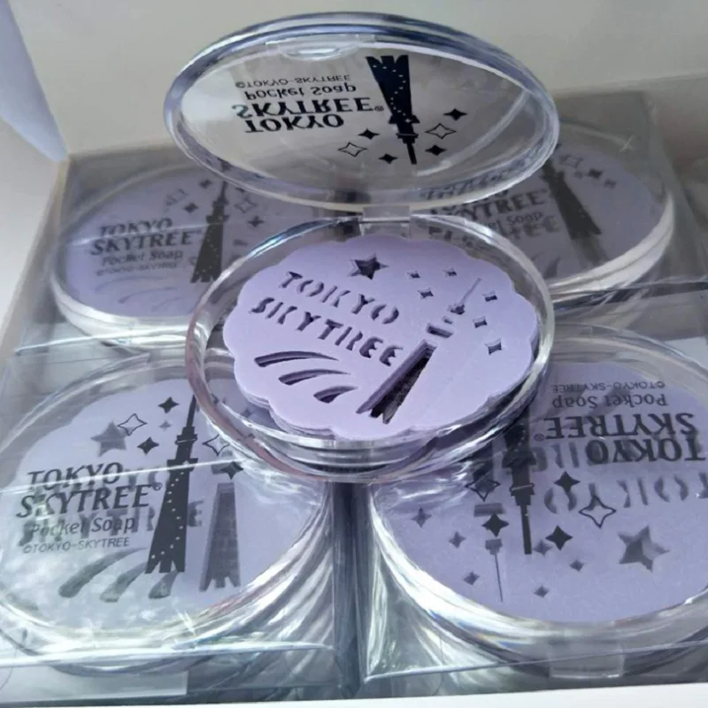 24 шт./кор. на открытом воздухе Мыло ароматические Бумага листы ломтик для мытья