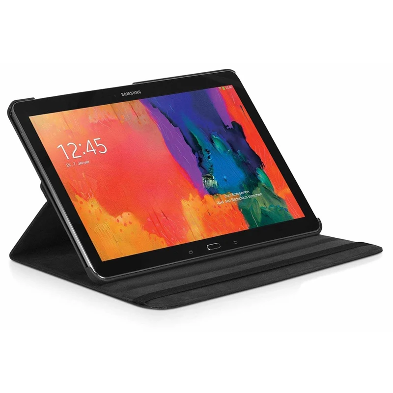 Для Samsung Galaxy Tab Note Pro 12,2 P900 P905 SM-P900 Tablet Case 360 Вращающийся Кронштейн Флип Стенд Кожа Pu защитный чехол