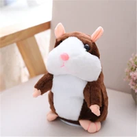 anime models talking hamster mouse plush toy soft animals speak sound record hamster educational toy christmas gifts for kids