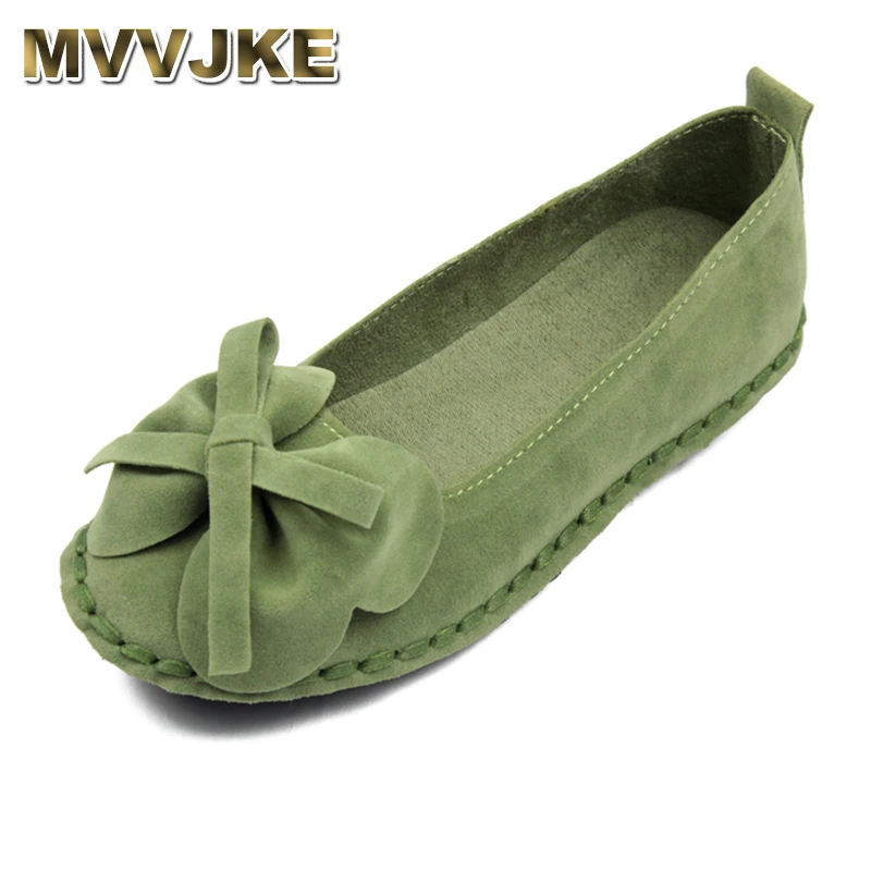

MVVJKE Luxury Bowtie Leopard Print Women Flats Causl Single Shoes High Quality Brand Elegant Women's Flats