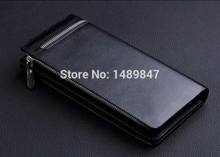 кошелек Подлинная высокое качество кожа мужчины кошельки бизнес бренд держателя