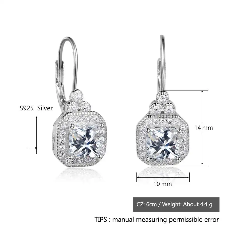 Женские серьги кольца из серебра 925 пробы с фианитом|hoop earrings|earrings forearrings for women |