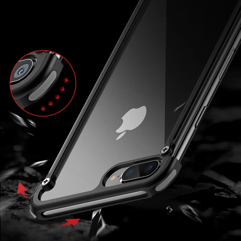 Металлический чехол для iPhone 8 с подушкой безопасности|case for iphone|case pluscase |