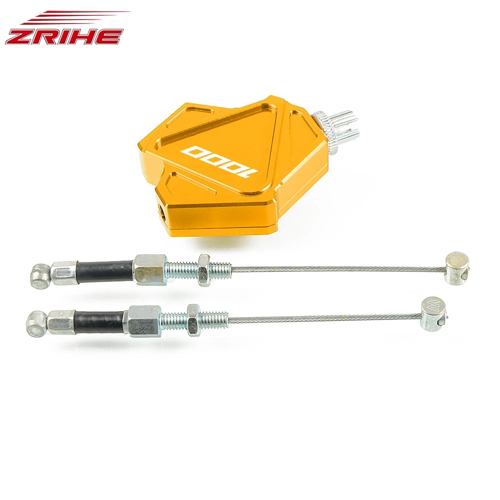Gold Для KAWASAKI Z1000 Z 1000 2007 2008 2009 2010- аксессуары для мотоциклов трюк сцепления Тяговый кабель сменный рычаг Легкая система - Цвет: Gold