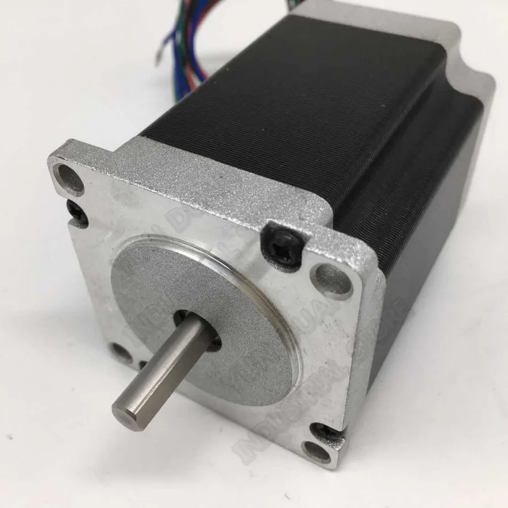 8-полюсный бесщеточный двигатель постоянного тока 24 В 125 Вт 130 Вт 3000 Нм 57Oz-in Nema23 57 мм высокоскоростной об/мин Холла Датчик 3PH 8 мм вал BLDC