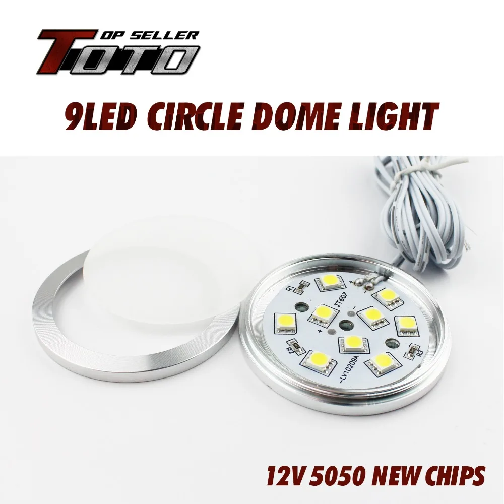 50 шт. DC SMD 9 светодиодов 5050 LED освещение шкафа прожектор подключения провода