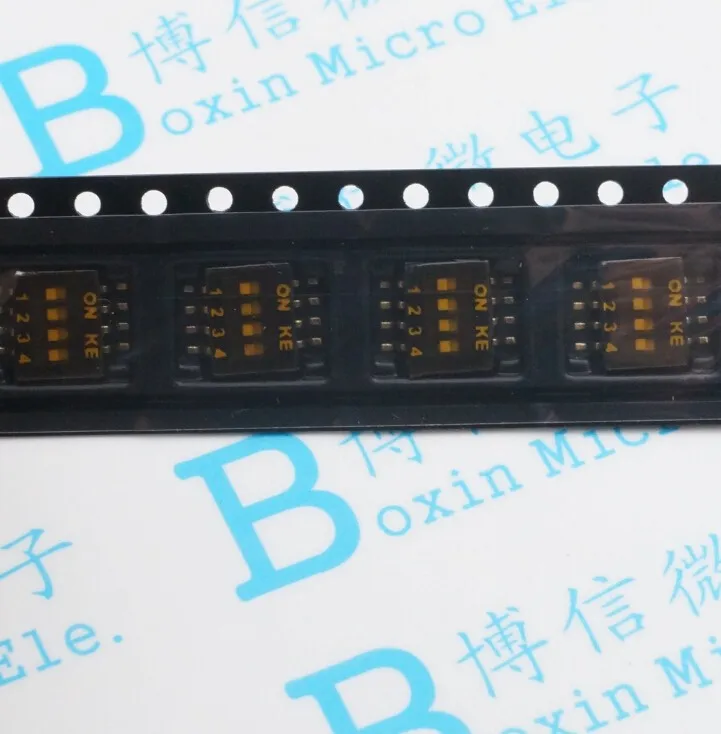 50 шт. Dshp04Tsger 4Bit 1 27 мм 8Pin 4 переключения Smd переключатель кода|switch smd|switch switchswitch codes |