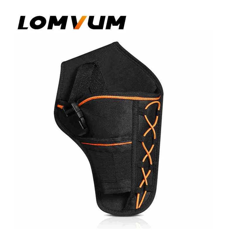 LOMVUM Портативный Инструмент электрика поясной ремень сумка ударный драйвер Дрель Кобура Электрическая аккумуляторная дрель держатель поясная сумка для инструмента
