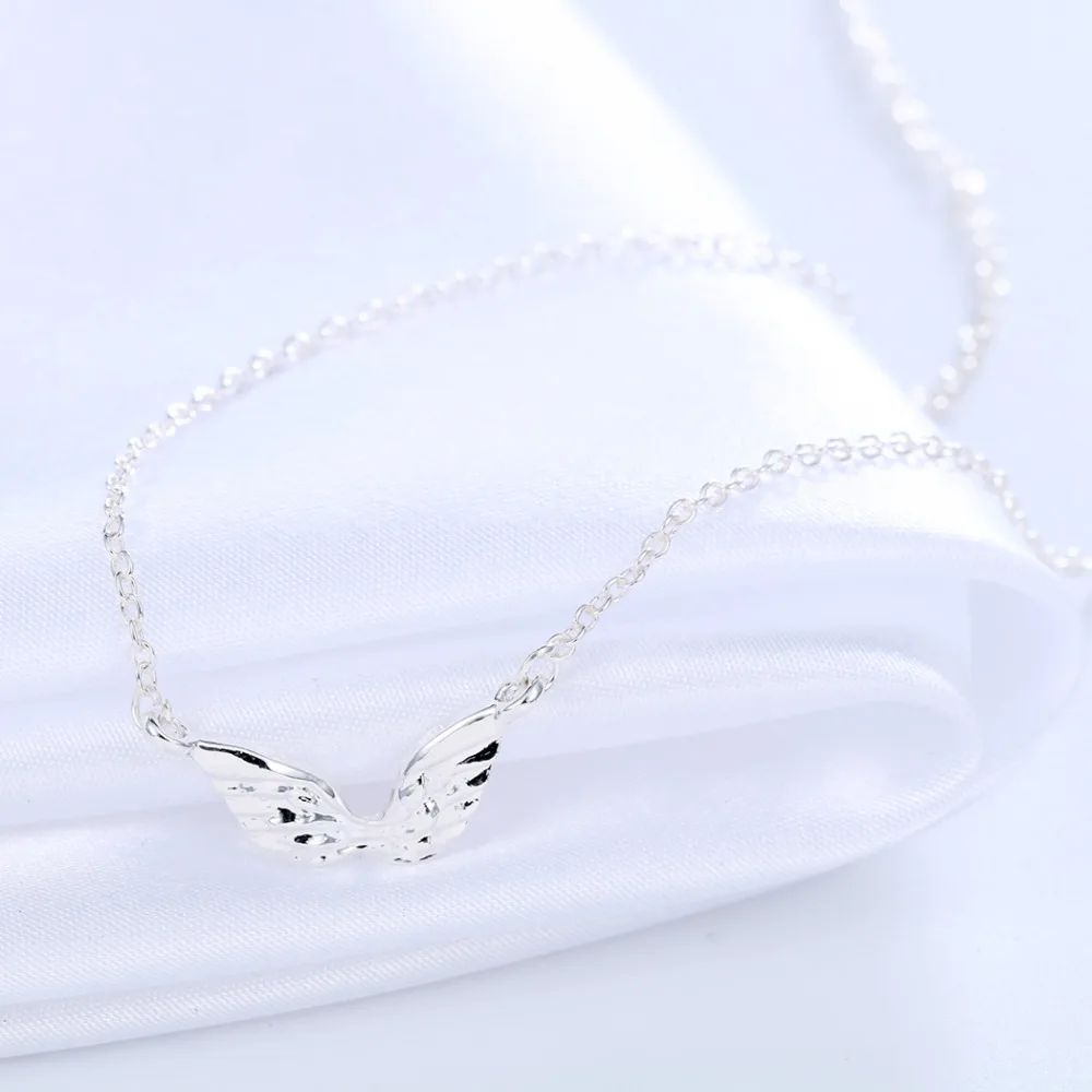 Женское ожерелье с подвеской в виде крыльев Ангела Kinitial колье чокер перьями