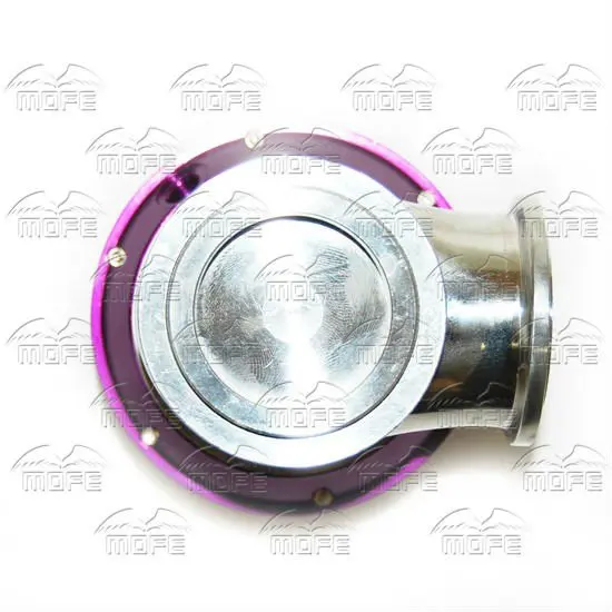 MOFE Turbo V-band 44 мм Wategate с пружинной скоростью: 8.7PSI до 13PSI фиолетовый |