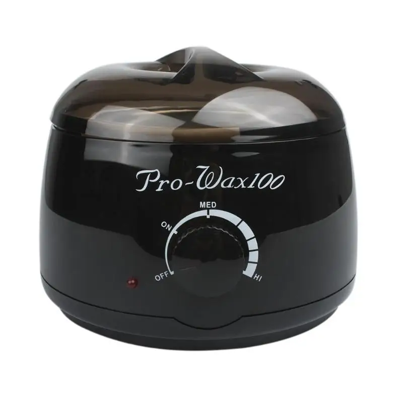 Black US EU/US Plug Mini Warmer Hot Wax Heater SPA Hand Epilator Feet Paraffin Wax Heater Body Spa Wax Machine Support Dropshiping - Цвет: Black US