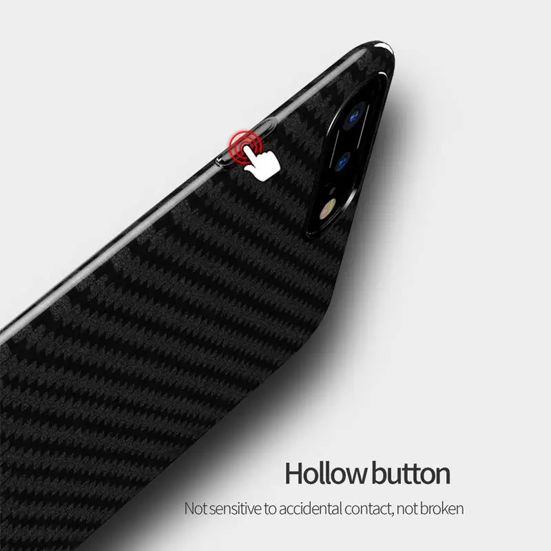 Чехол для телефона TOTU из углеродного волокна iPhone 8 7 Plus Роскошный чехол задней