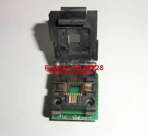 PLCC32 к DIP32 IC тестовый блок/адаптер/тестовый стенд/разъем горения DIP28 | Электронные