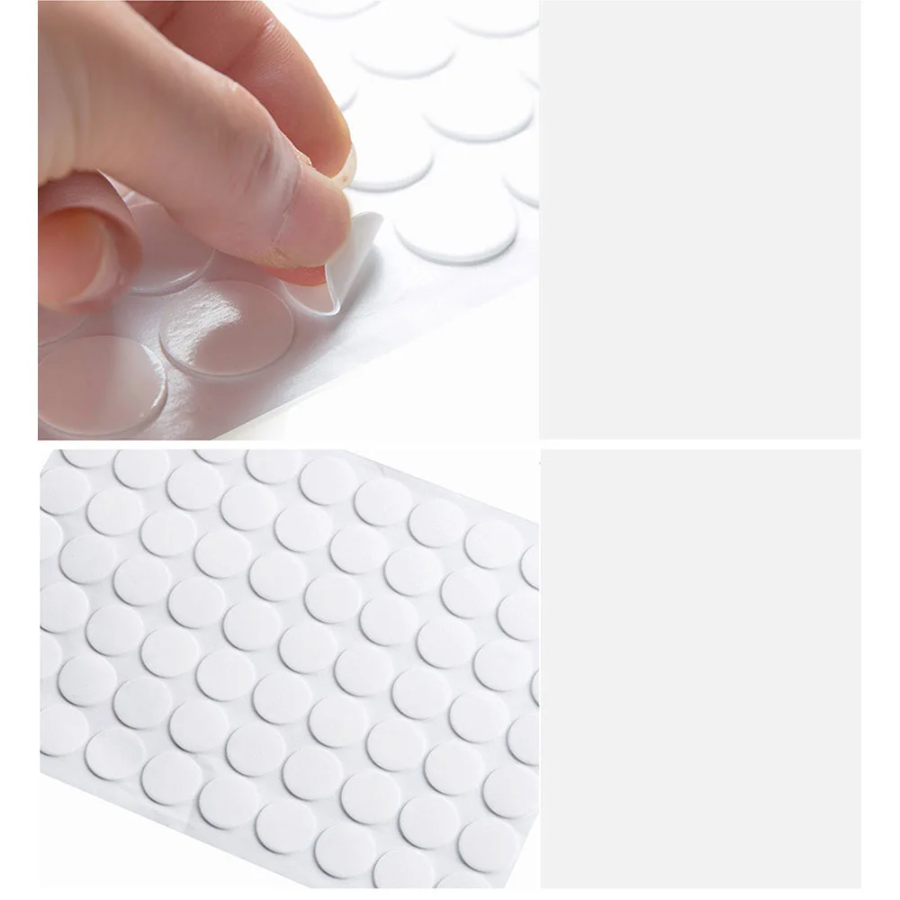 70 шт Двухсторонние наклейки с лентами круглое бесшовное прозрачное клейкое