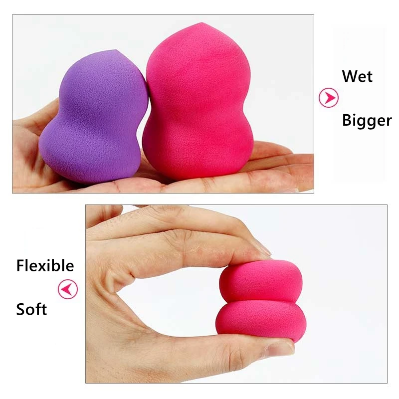 Xuemali 1 шт. косметический Puff сухой мокрой применение гладкой макияж основа для