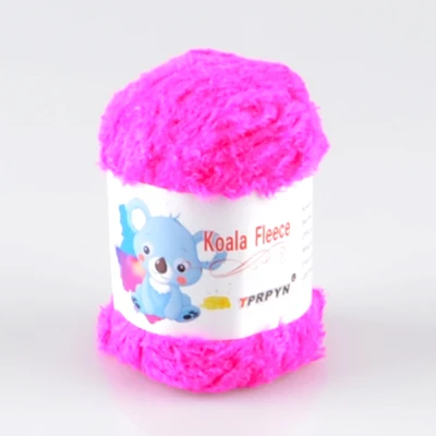 08 rose red TPRPYN 50 г = 1 шт. маленькое коала полотенце из пряжи линия шапка линия шарф шерстяная специальная линия Вязание Коралловая флисовая пряжа - Цвет: 08 rose red