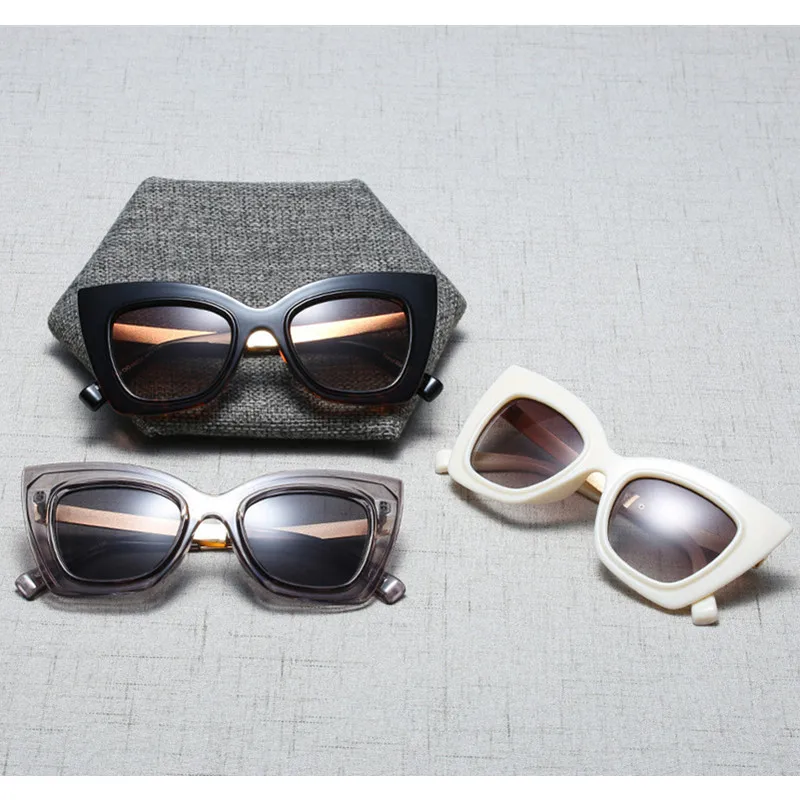 HBK солнцезащитные очки кошачий глаз итальянский бренд Vintege Modis Oculos De Sol Feminino 2019