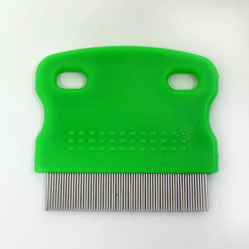 Тонкая зубчатая Расческа для домашних животных стальная Щетка кошек собак