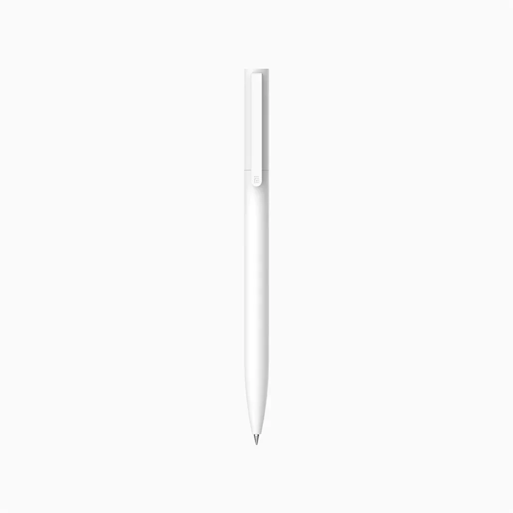 Белый Новинка, 10 шт, Xiaomi mi, гелевая ручка без крышки, ручка для письма, Япония mi kuni, черные чернила, гладкая, 0,5 мм, швейцарская ручка для заправки, быстросохнущая ручка - Цвет: Белый