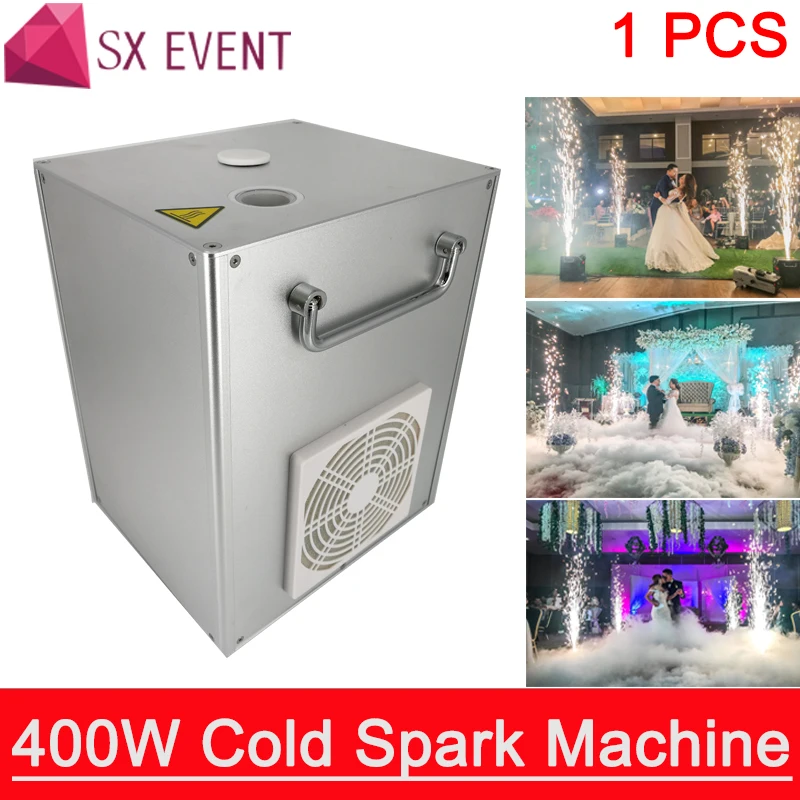 400w серебристо белый профессиональный dmx фонтан холодных искр для сцены spark