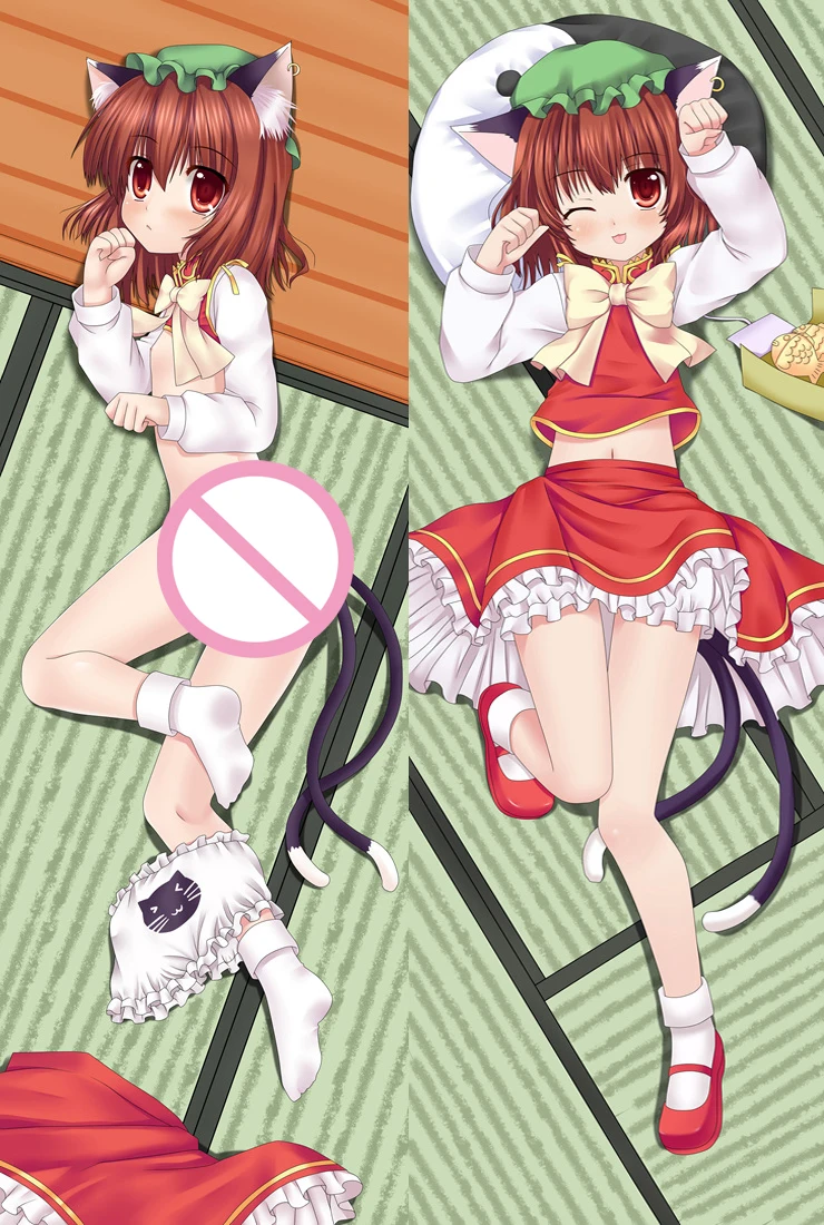 Чехол для подушки с принтом Аниме TouHou Project Perfect Cherry Blossom сексуальная девушка Чэнь