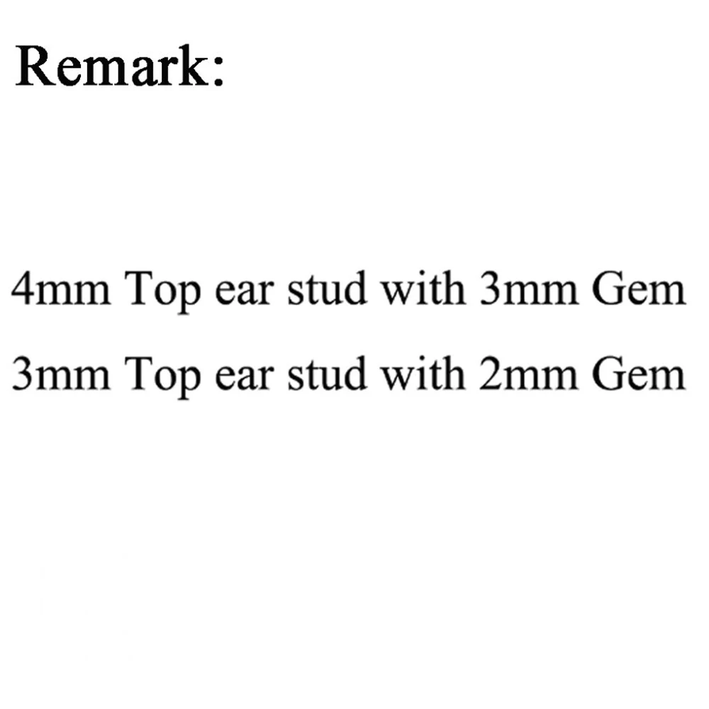 1pcs Disposable Sterile Ear Stud Earring with Crystal Gem Piercing Unit Piercing Gun Tool Kit Build In Steel Stud Earring images - 6