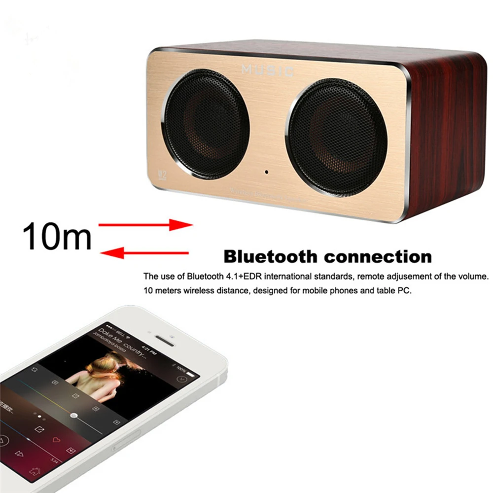 Dbigness портативный Bluetooth динамик картон HIFI стерео звуковая коробка Caixa de som