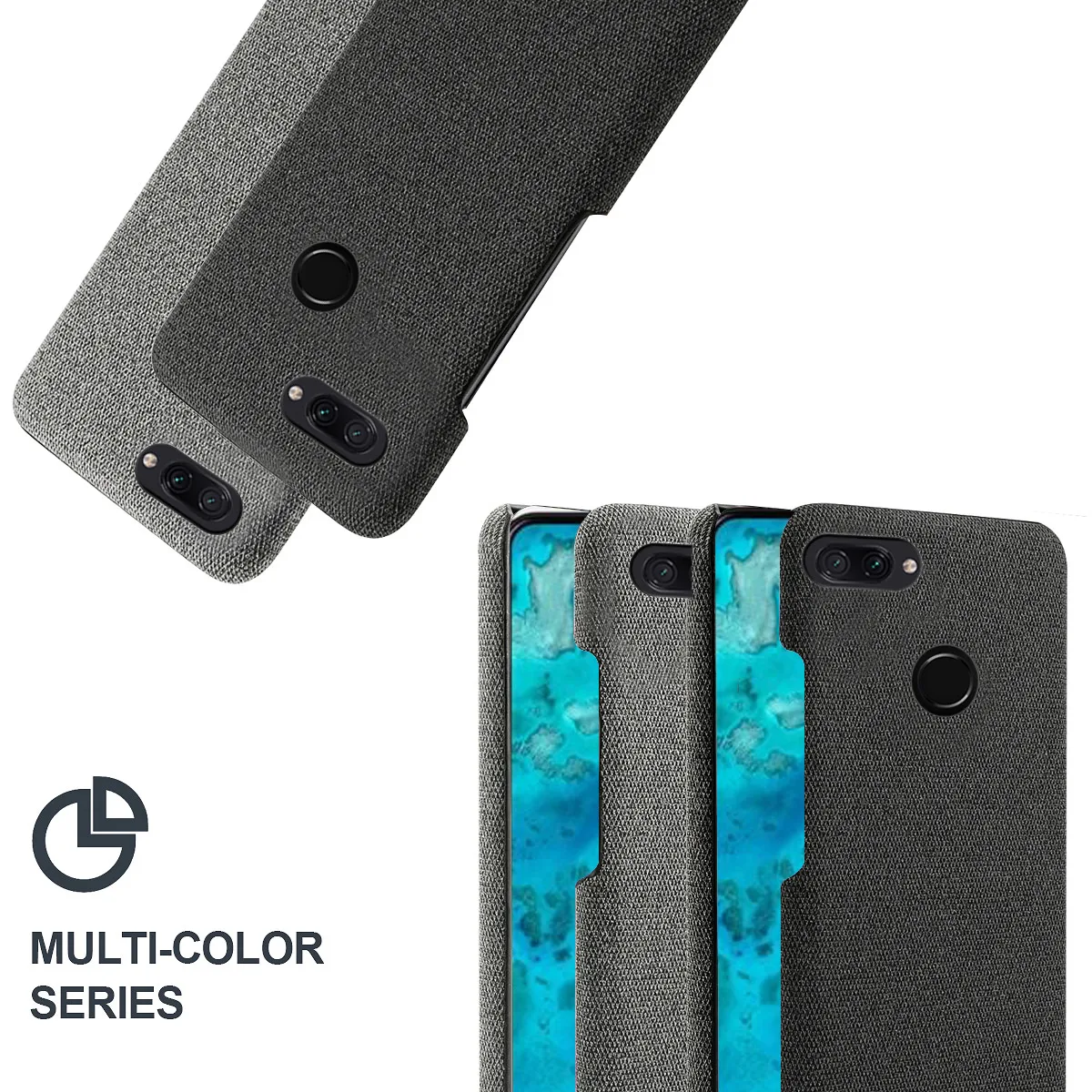 For Google Pixel 3a XL 4 Case Ultra Back Hard PC Woven Fabric Shockproof Protective Felt Cloth |