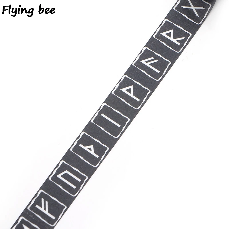 Flyingbee 15mmX5m Руна викингов васи лента бумага DIY декоративная клейкая канцелярские