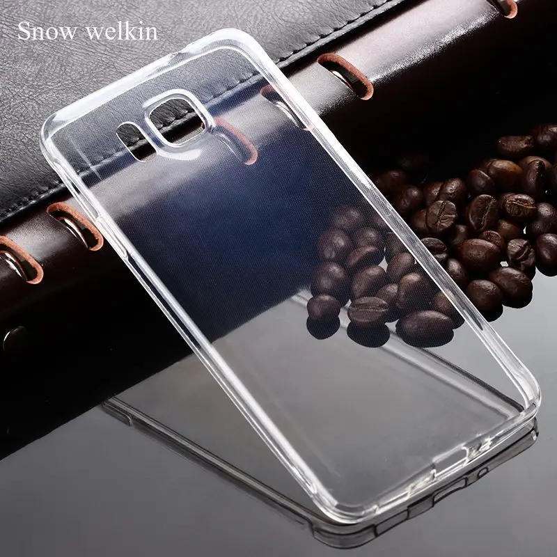 Снежный прозрачный силиконовый мягкий Ультратонкий чехол Welkin из ТПУ для Samsung Galaxy