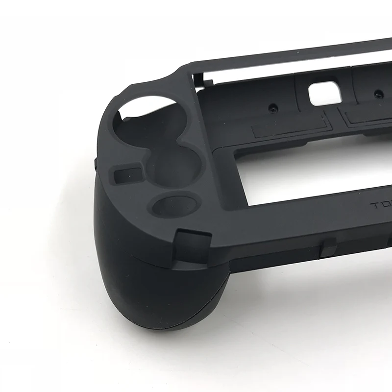 4 шт. для PS VITA 1000 игровая консоль матовая рукоятка джойстик подставка чехол с L2 R2 Кнопка триггера для psv 1000 psv 1000 - Цвет: Black Soft surface
