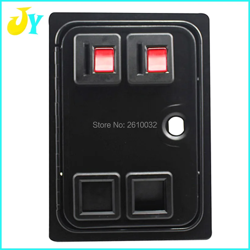 Двойной Американский Стиль монета дверь с механическими кнопками