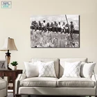 Ланч на вершине небоскреба винтажная картина холст плакат с рабочим Hd принтом черно-белая Настенная картина для современного декора спальни