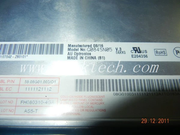 Промышленный жк дисплей G084SN05 V3 8 4 дюйма новый класс A + проверено перед