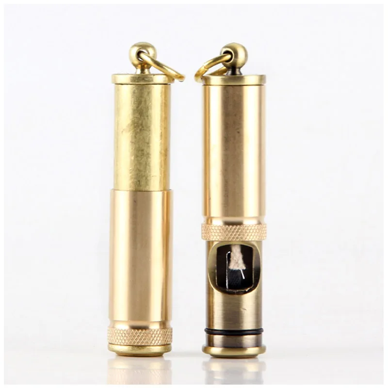 Ретро пламенная медная керосиновая зажигалка для масла ветрозащитная