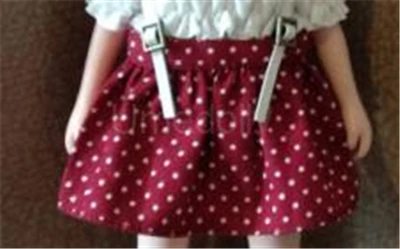 red skirt 1 шт. Милая юбка на подтяжках в горошек для Azone, Blyth, Licca, OB11, Holala, Ixdoll кукольная одежда с открытыми плечами аксессуары для рубашек - Цвет: red skirt