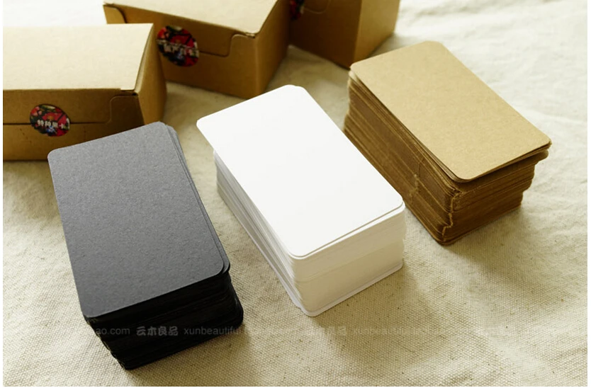 100 штук винтажные пустые карты DIY открытки граффити надпись свадьба подарок