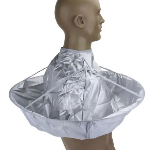 Мантия для стрижки волос парикмахерский фартук Cape Coupe de cheveux Robe Parapluie en nylon Cheveux Salon