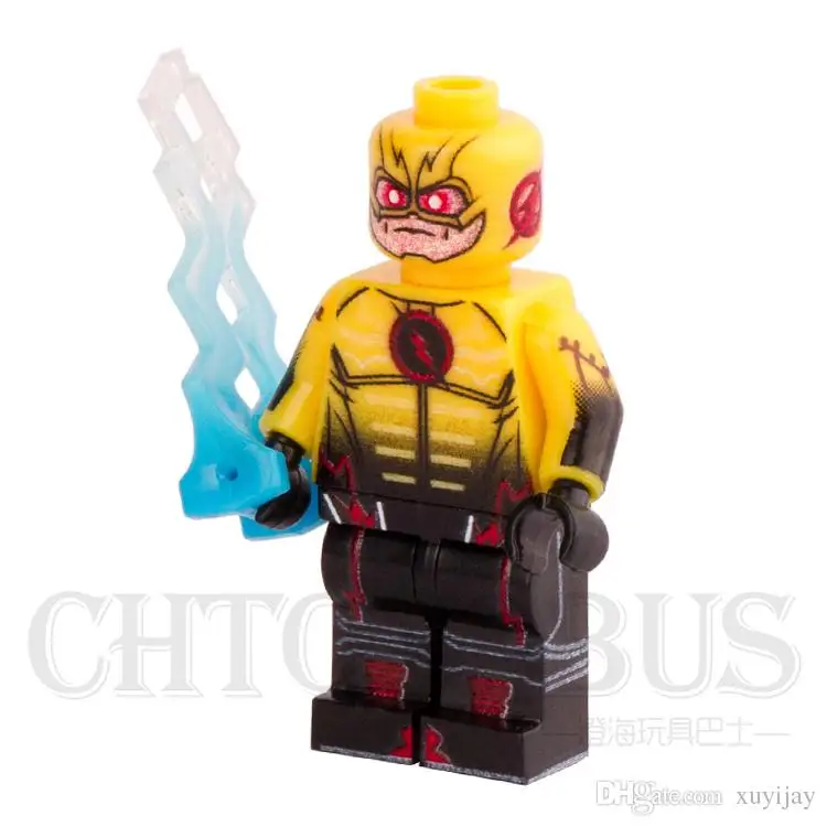 SingleSale флэш доктор Уэллс с громом DC Лига Справедливости Супер герой Minifig собрать