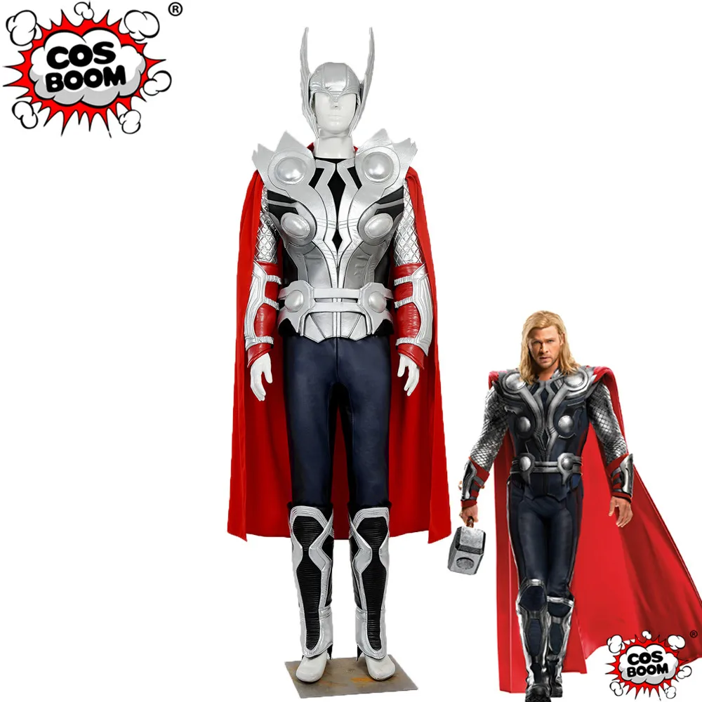 Cosboom Мстители Тор Костюм для взрослых Для мужчин Хэллоуин Карнавальный костюм