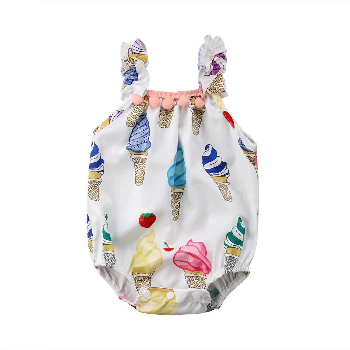 Детский летний комбинезон без рукавов на возраст 0-18 месяцев | Мать и ребенок