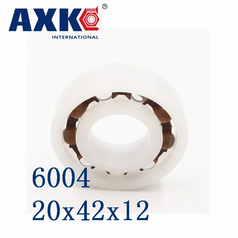 Пластиковые подшипники Axk 6004 Pom (10 шт.) 20x42x12 стеклянные шарики 20 мм/42 мм/12 мм |